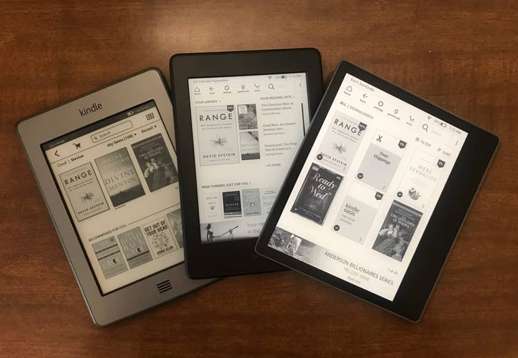 Kindle Oasis vs. Kindle Paperwhite vs. Kindle Basic